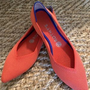 Rothy’s Brand New The Point Shoes Persimmon